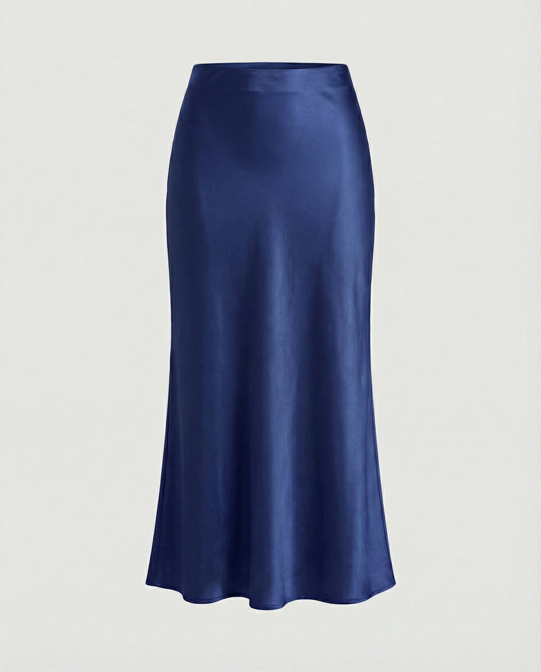 Damen Longskirt aus glattem Satin von