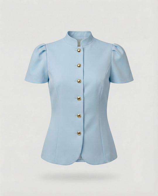 Damen Bluse mit Puffärmeln