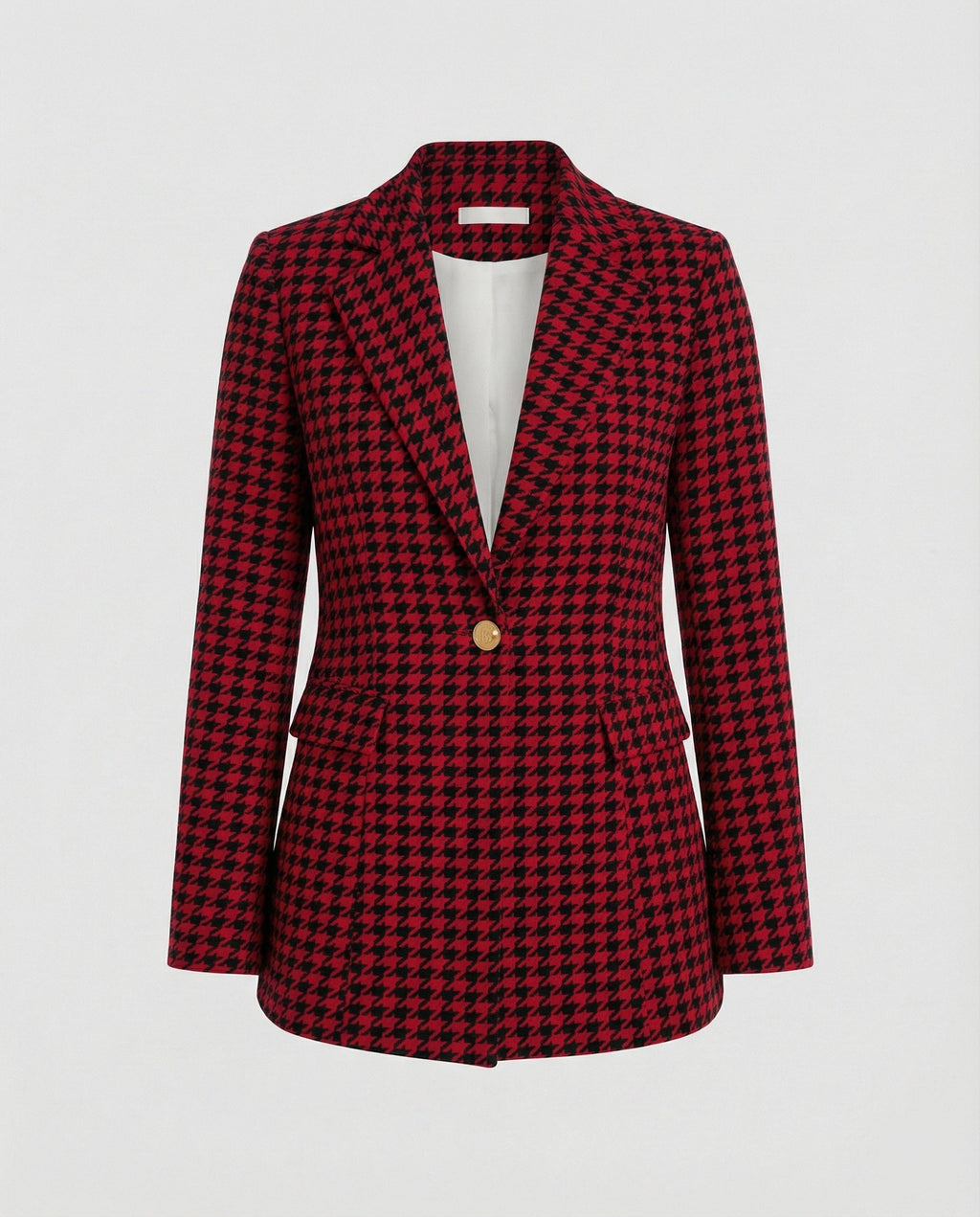 Damen Blazer Hahnentritt tailliert