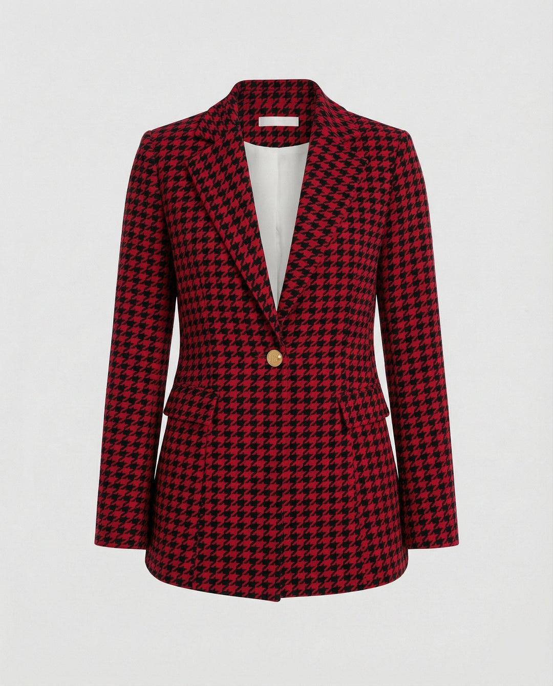 Damen Blazer Hahnentritt tailliert