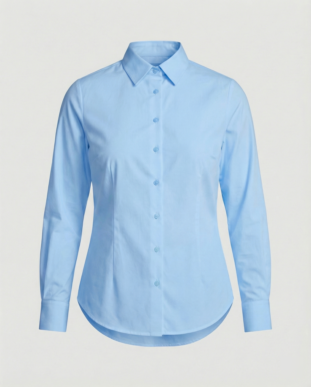 Hemdbluse Damen figurbetont mit Knopfdetails