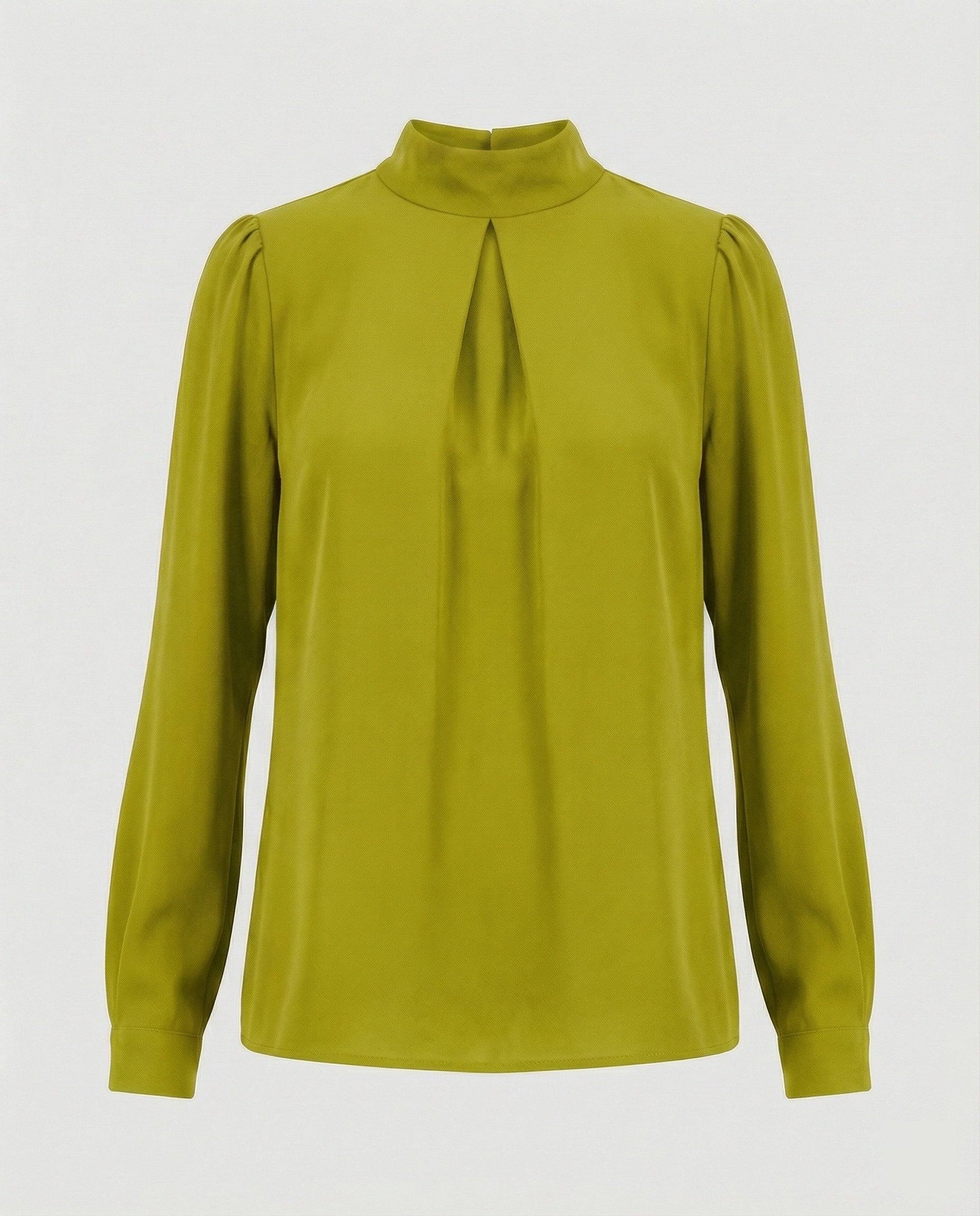 Damen elegante Bluse mit Stehkragen