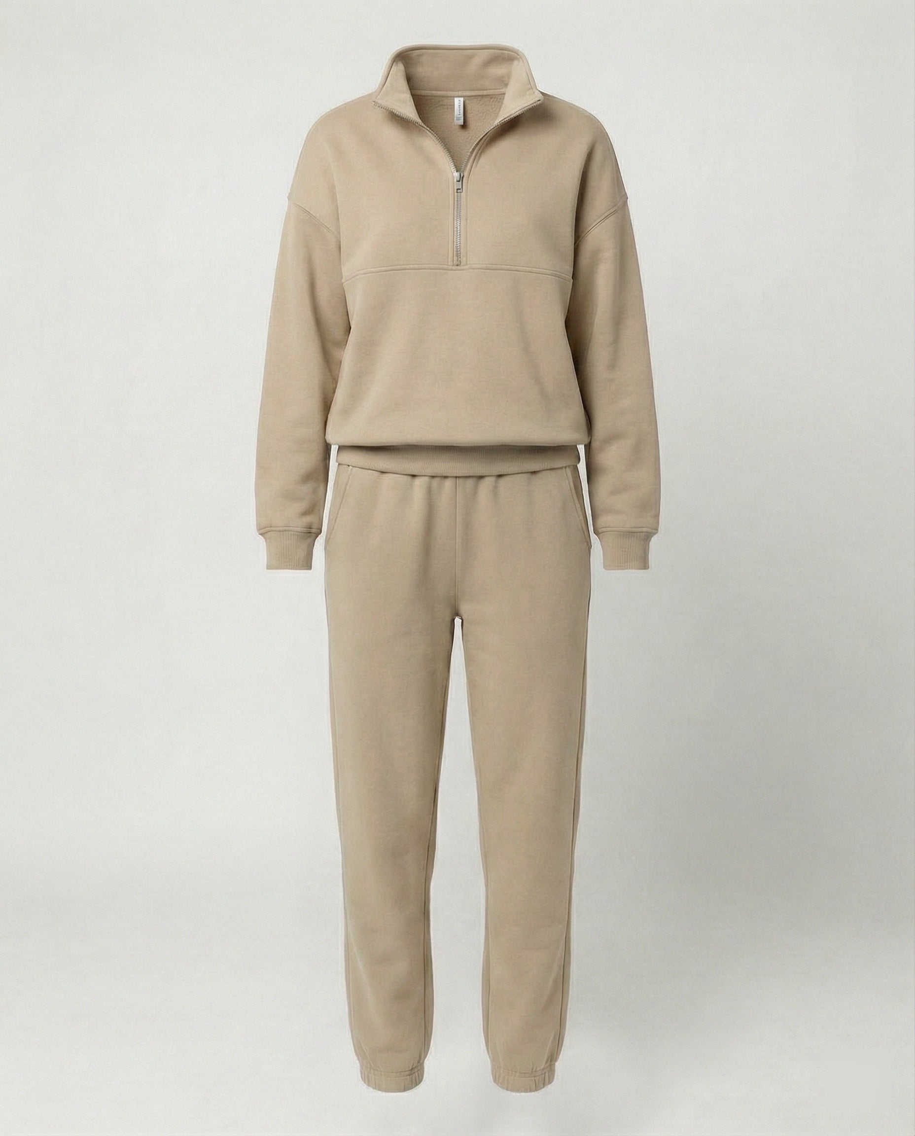 Jogginganzug Damen sportlich mit Zip-Hoodie und Jogginghose