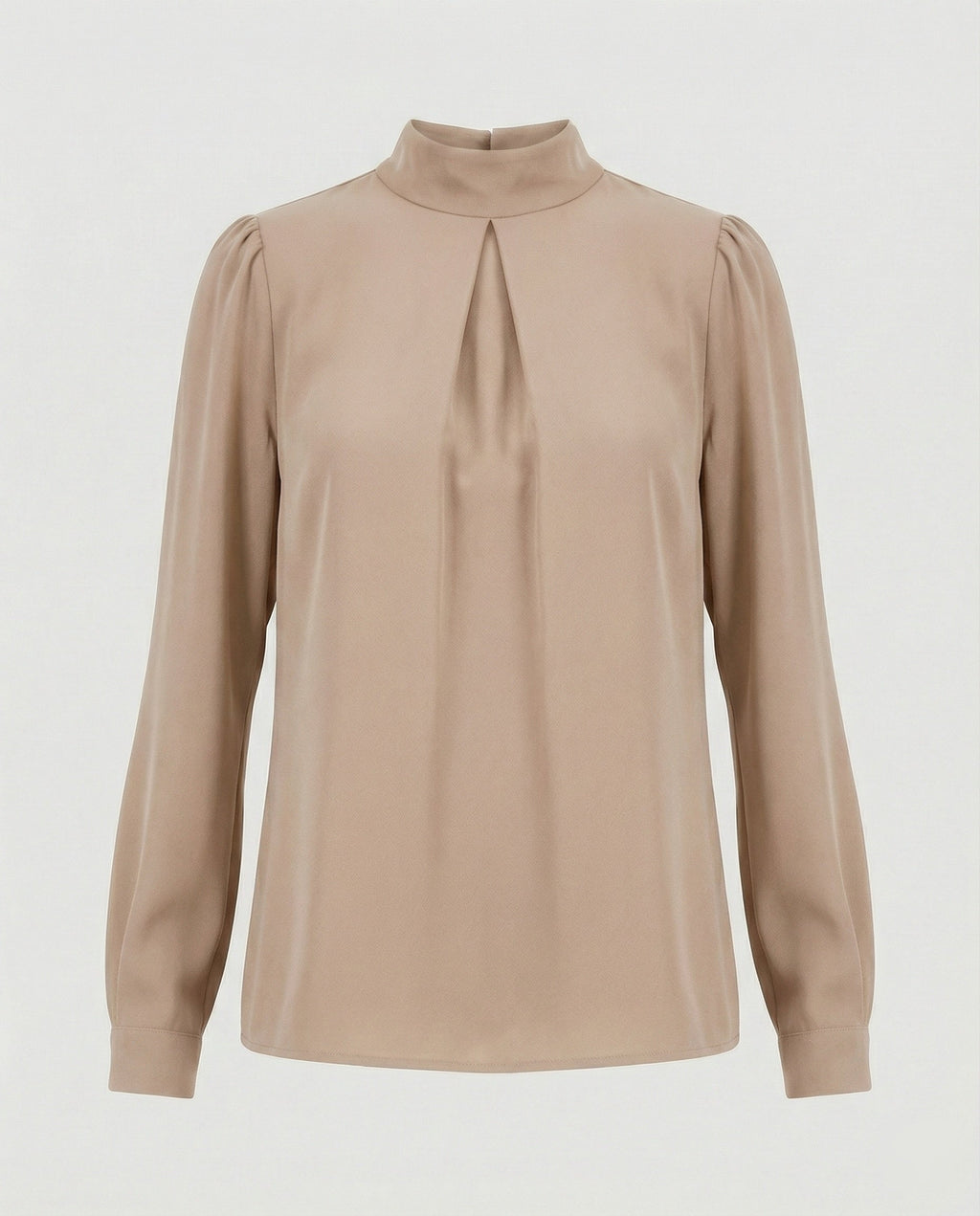 Damen elegante Bluse mit Stehkragen