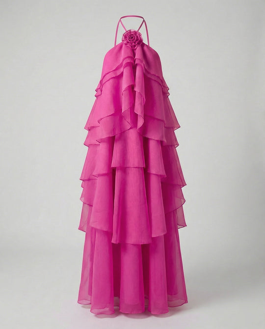 Damen Sommerkleid kurz mit Volants