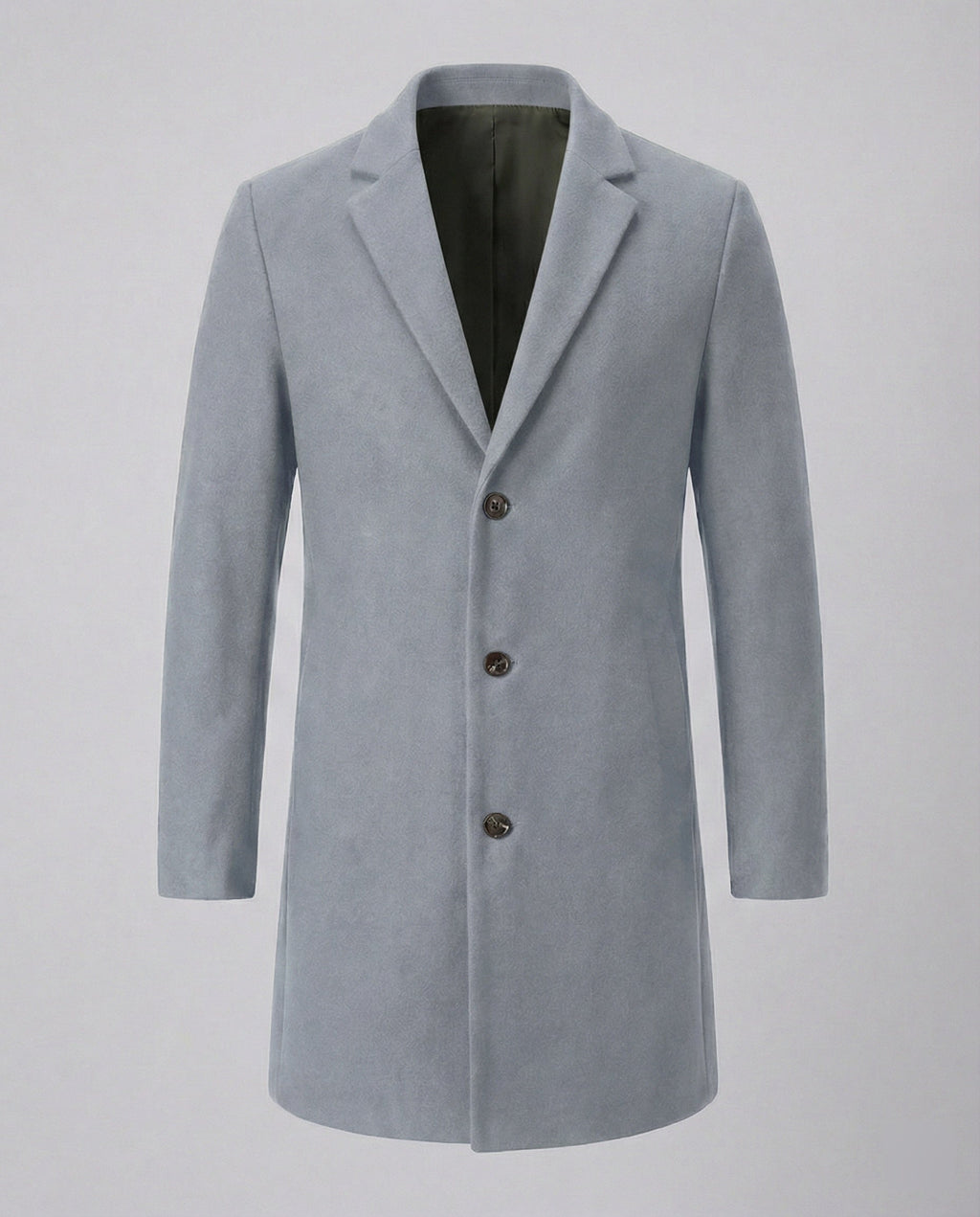 Herren eleganter Longblazer mit modernem Schnitt und doppelter Knopfreihe