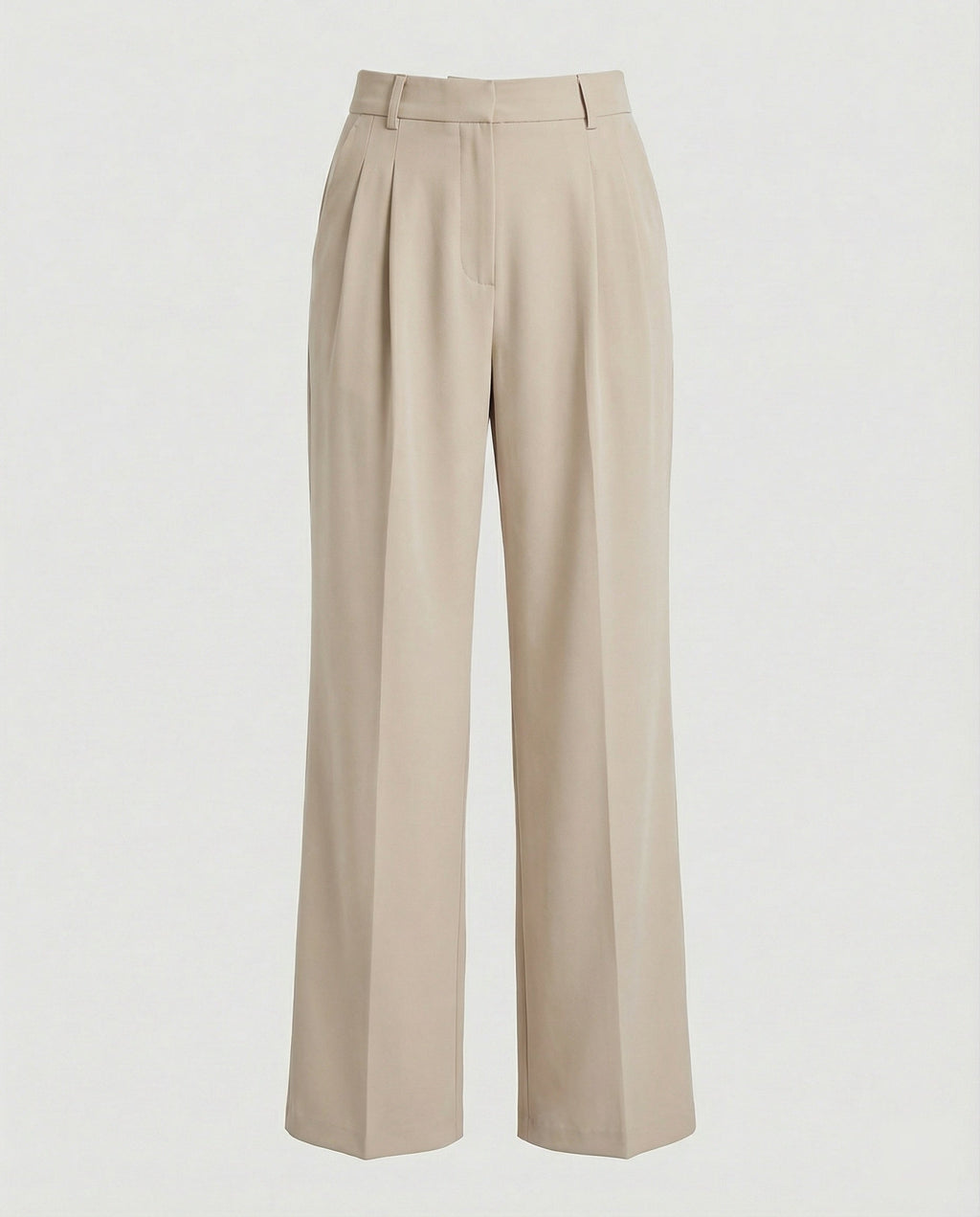 Damen Hochtaillierte Weite Hose