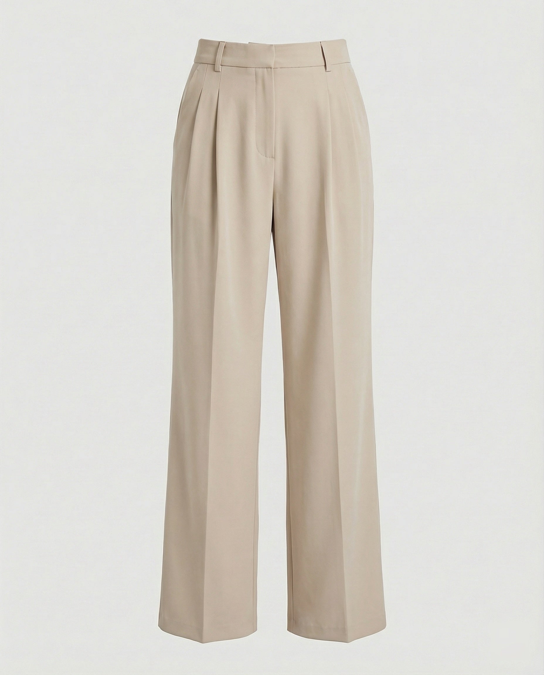 Damen Hochtaillierte Weite Hose