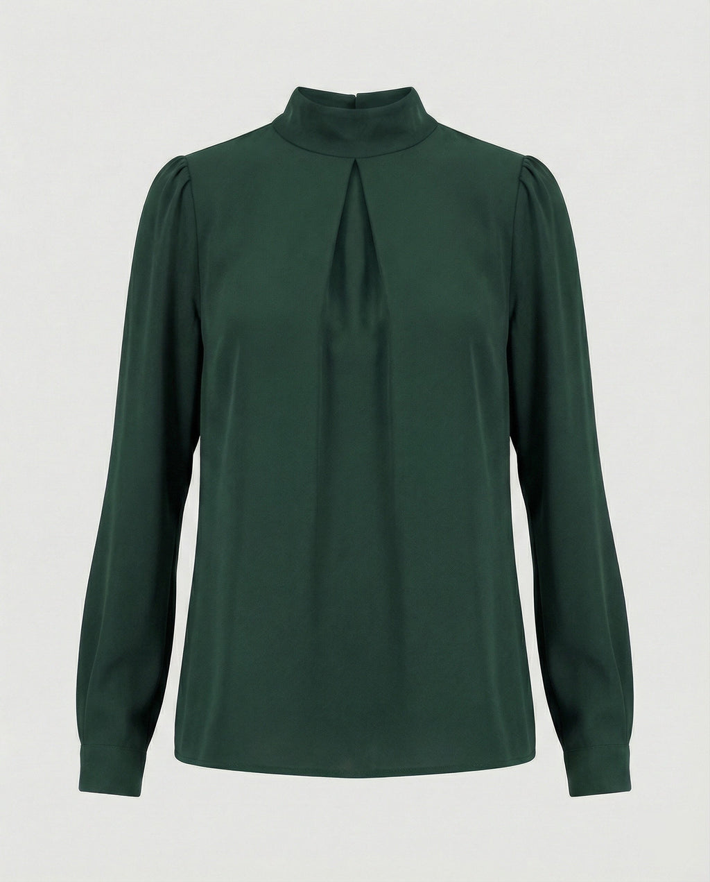 Damen elegante Bluse mit Stehkragen