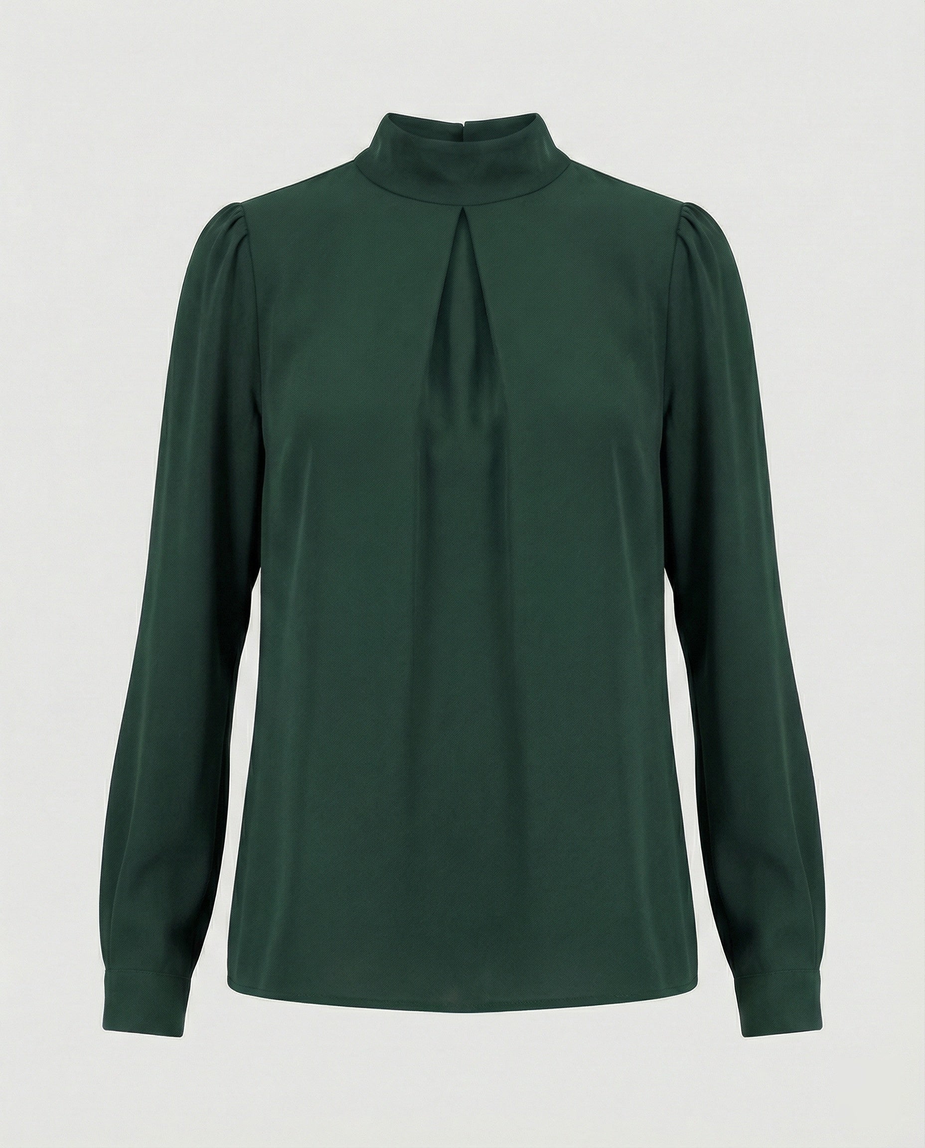 Damen elegante Bluse mit Stehkragen