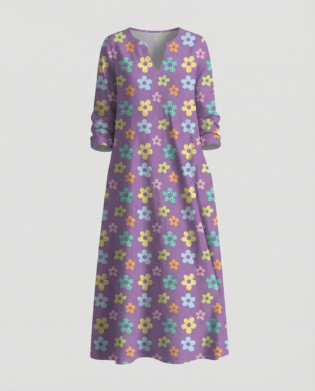 Boho Maxikleid Sommer Damen Taschen