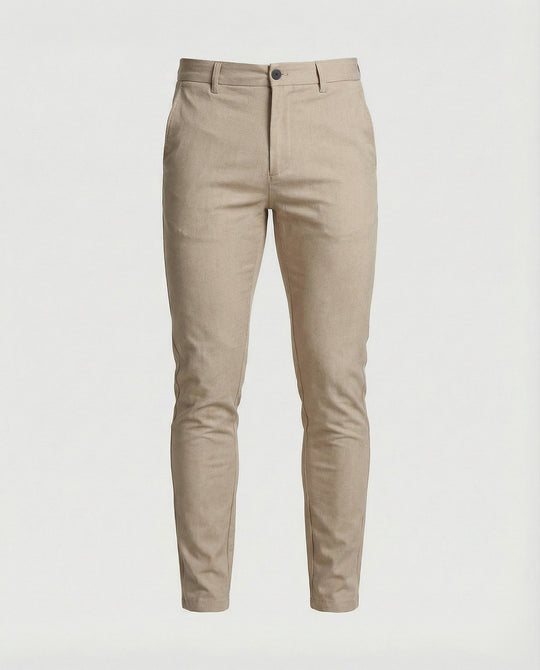 Herren Slim Fit Hose mit Elastikbund