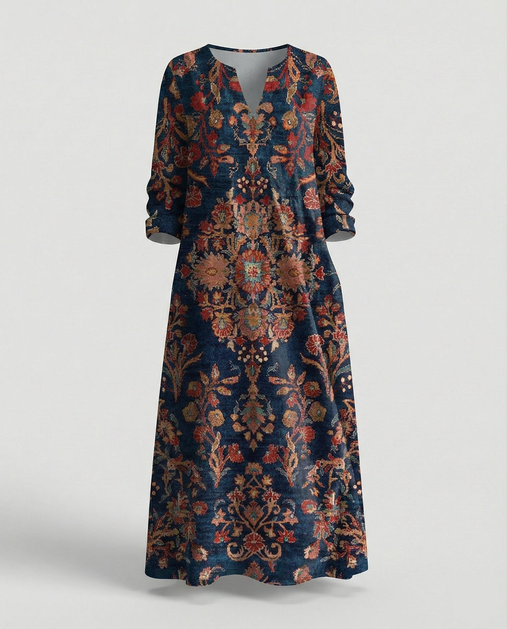 Boho Maxikleid Sommer Damen Taschen