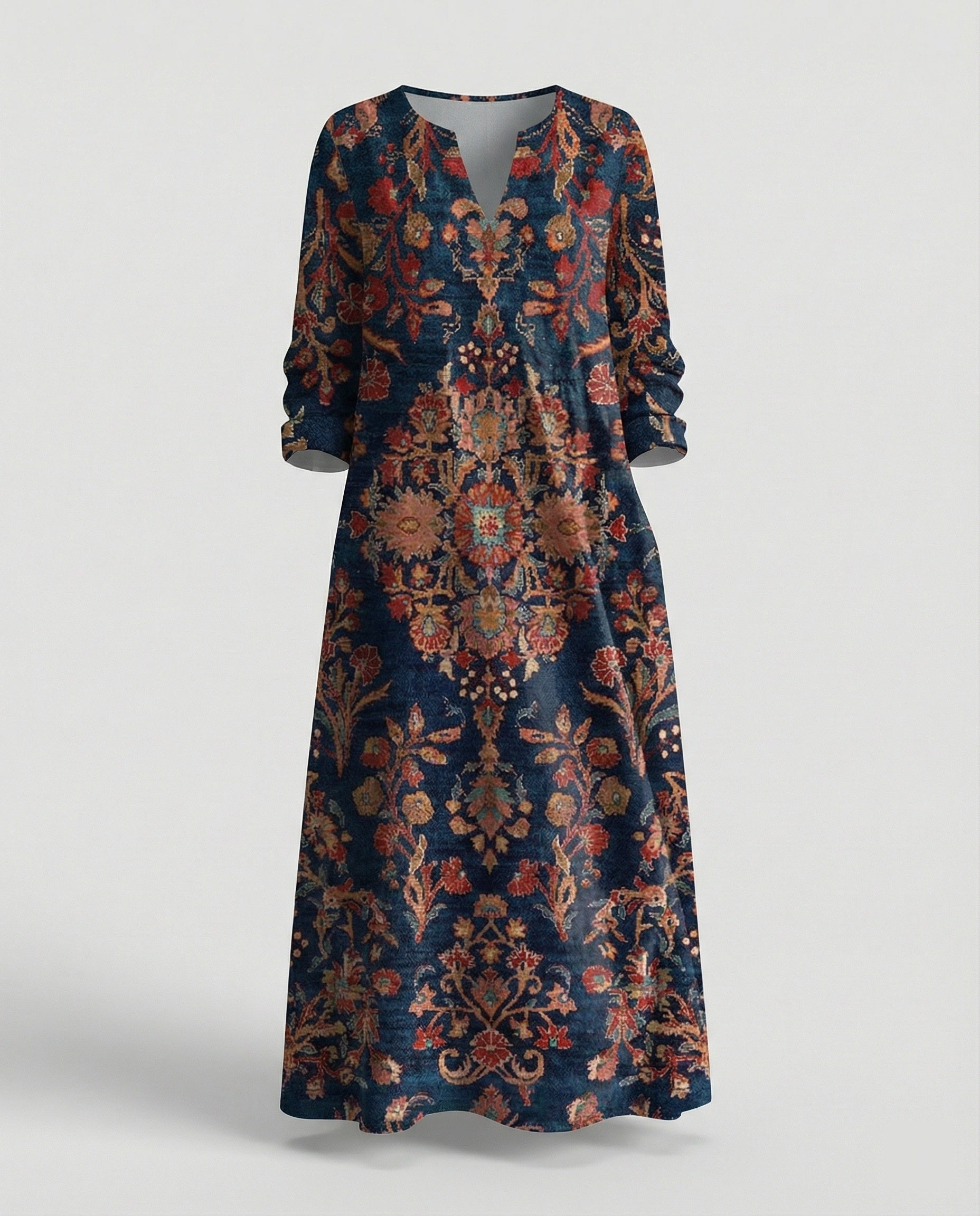 Boho Maxikleid Sommer Damen Taschen