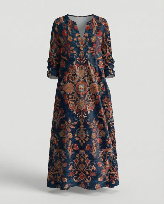 Boho Maxikleid Sommer Damen Taschen