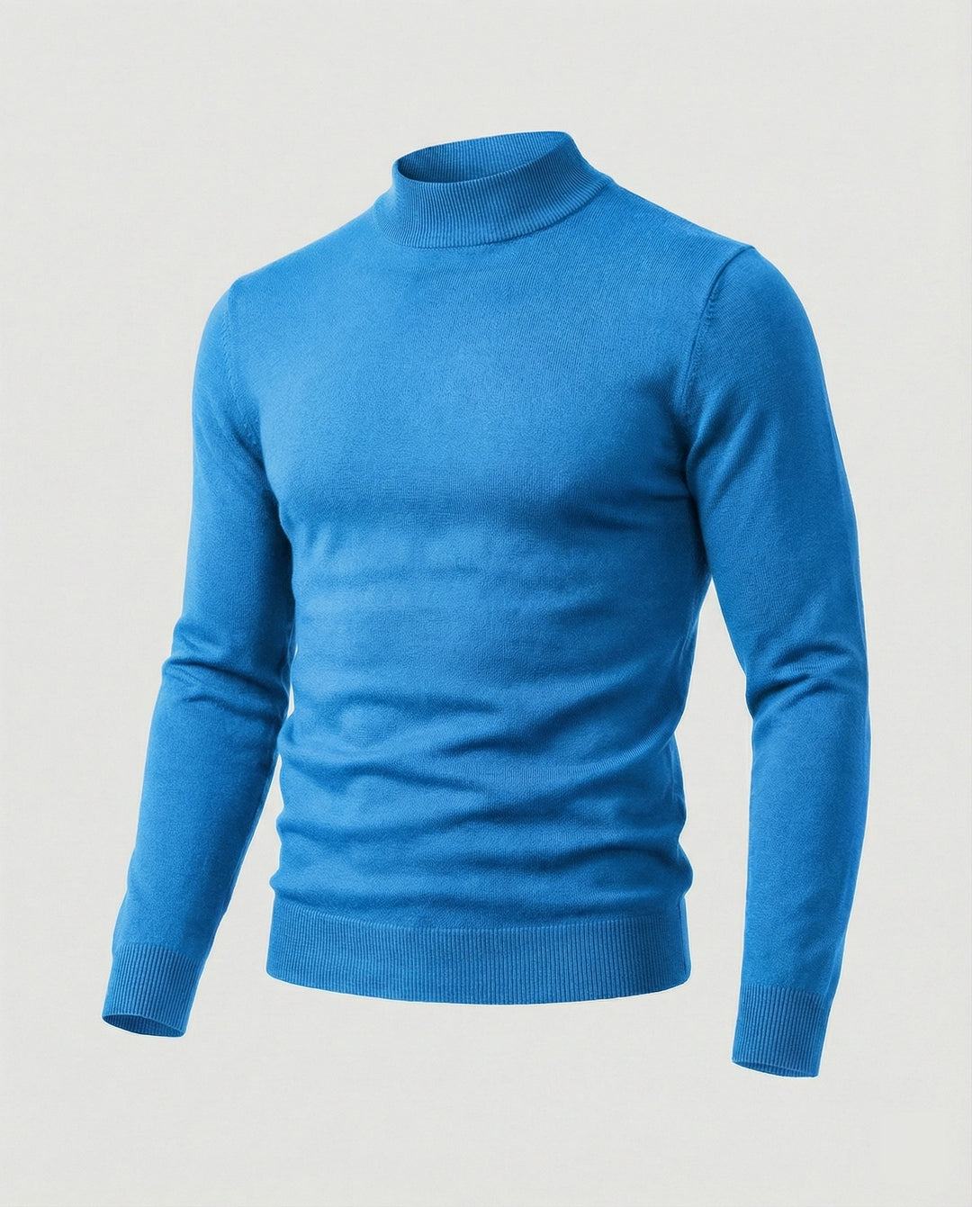 Herren eleganter Pullover mit Stehkragen