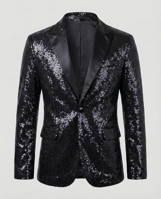 Glamouröser Pailletten Blazer