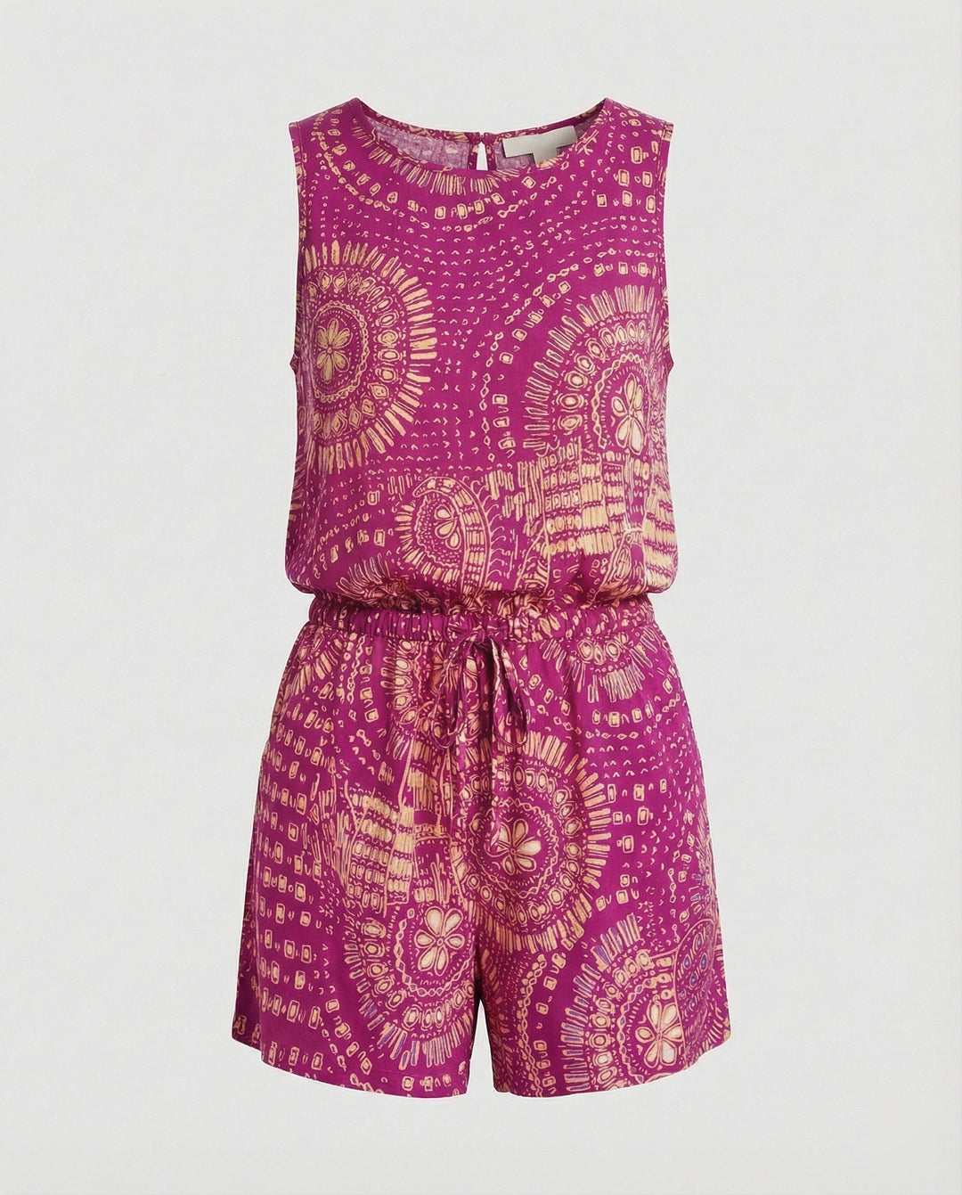 Kurzoverall Mit Ethno Muster Damen