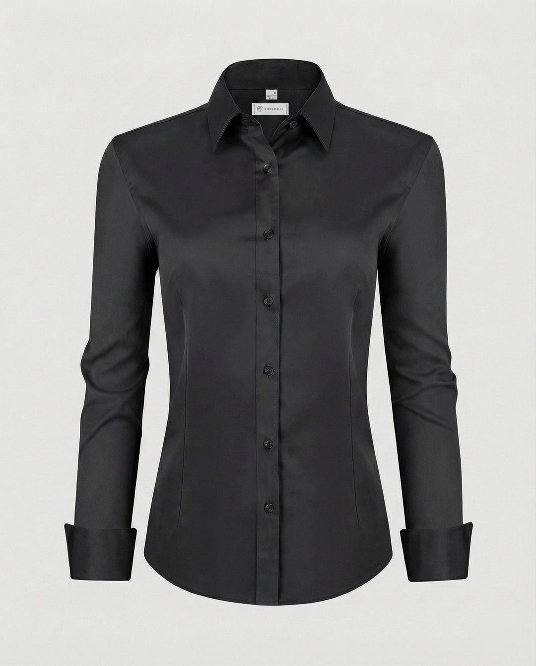 Damen Hemdbluse Stretch tailliert