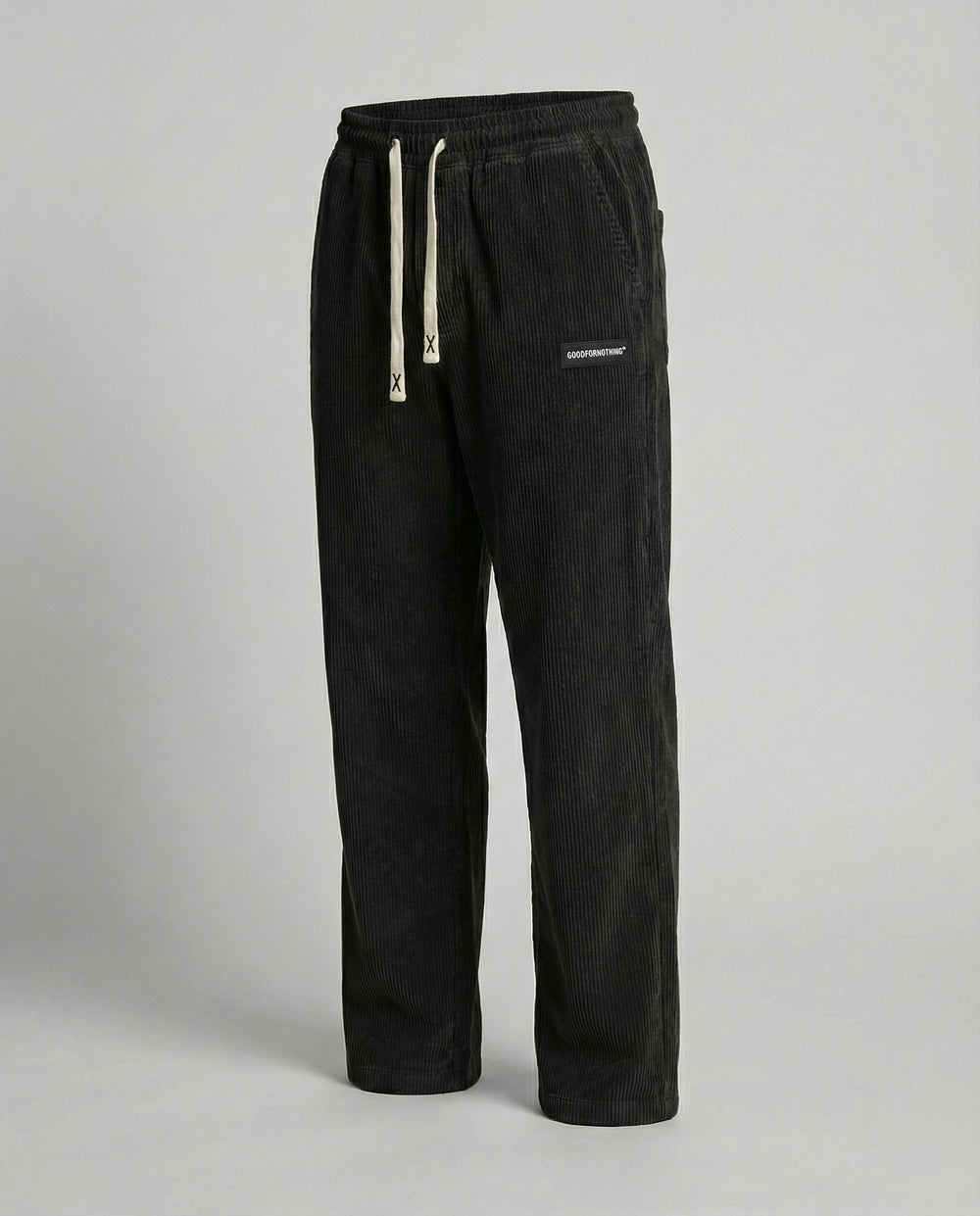 Herren Cordhose weit mit Kordelzug