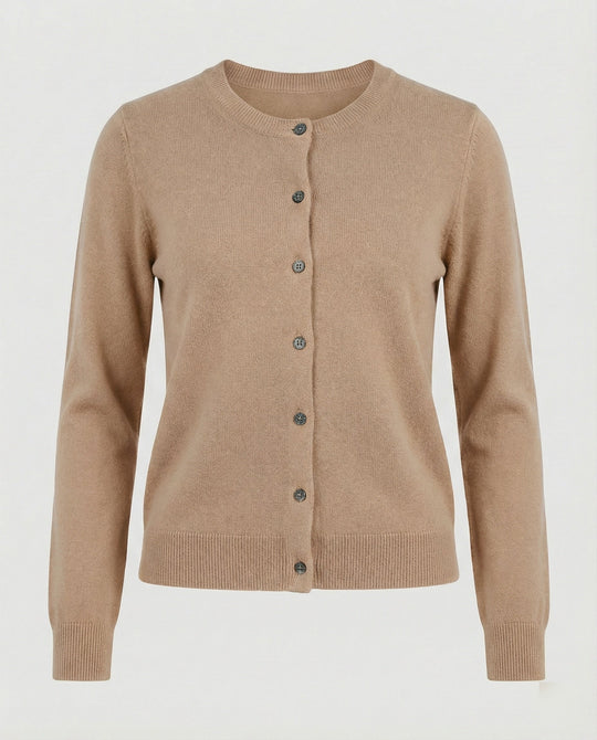 Damen Feinstrick Cardigan mit Knopfleiste und weichem Material