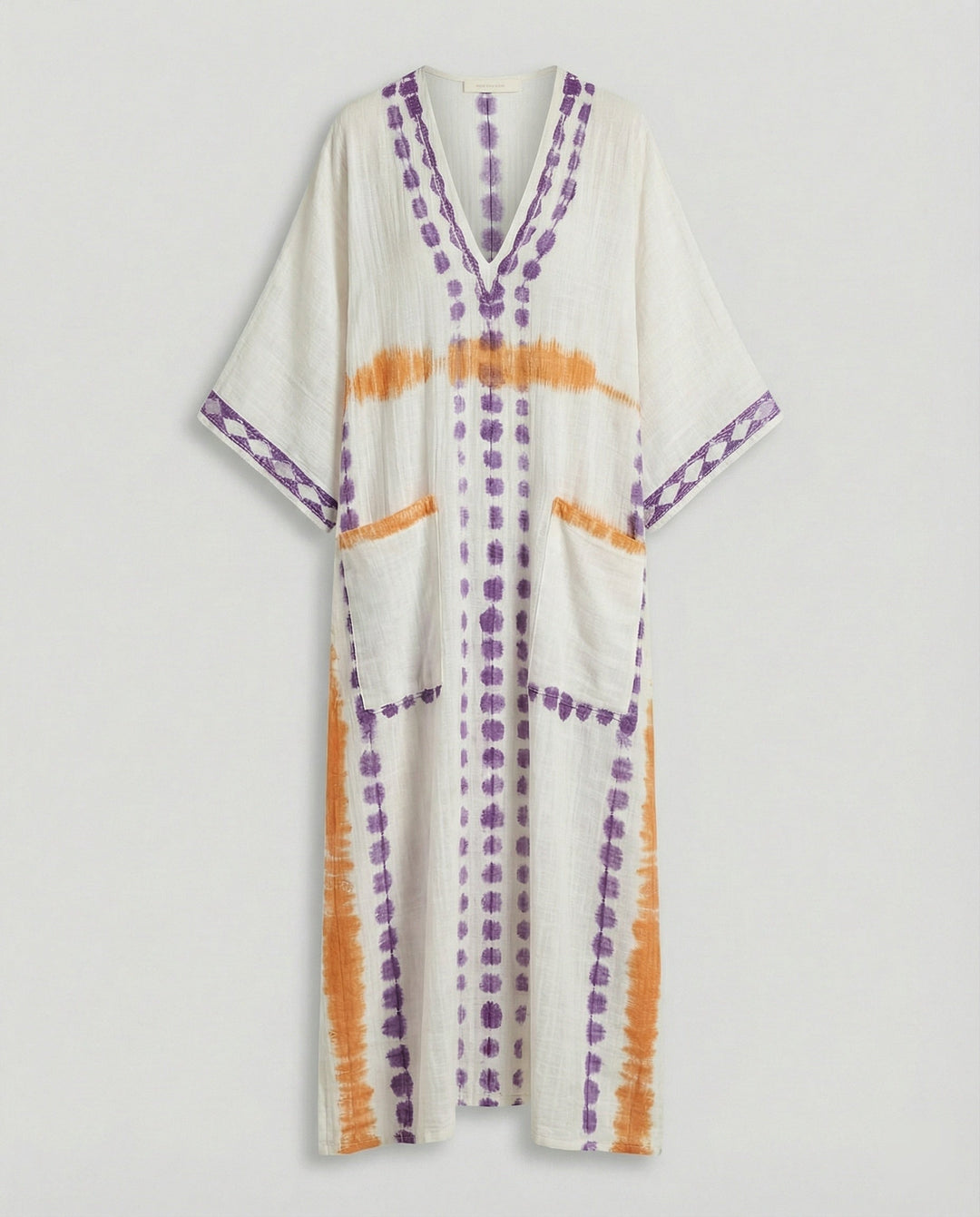Leinen Kaftan Maxikleid Damen