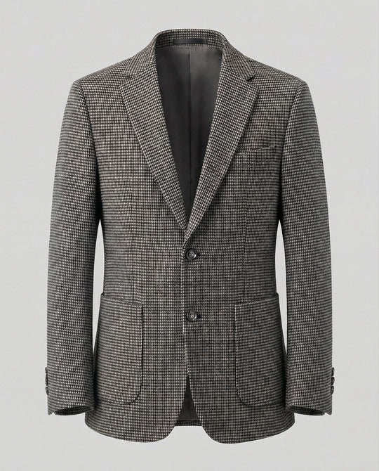 Herren Sakko Glencheck mit Revers
