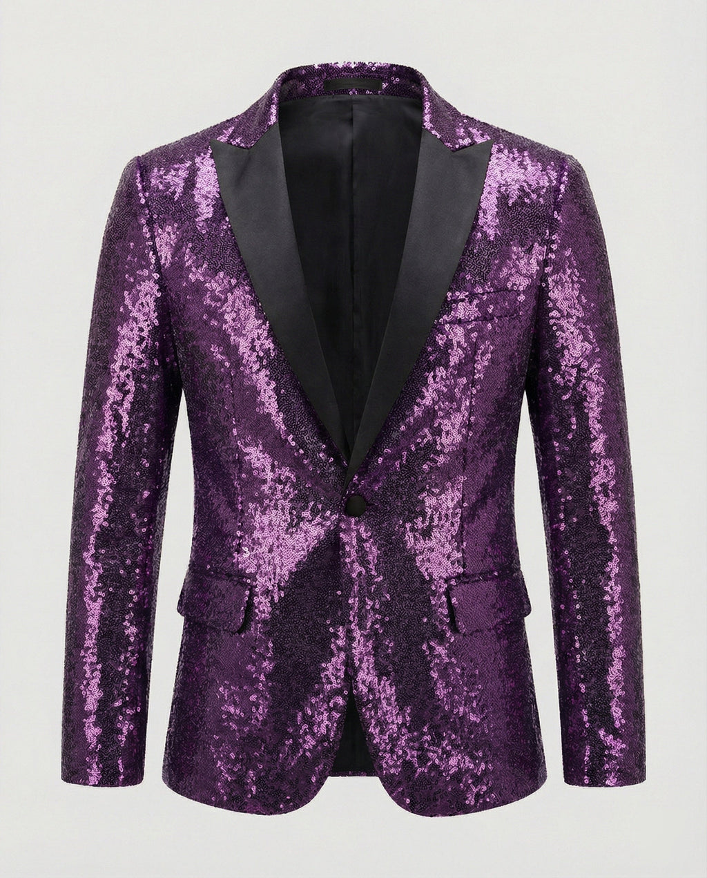 Glänzender Herren Pailletten Blazer