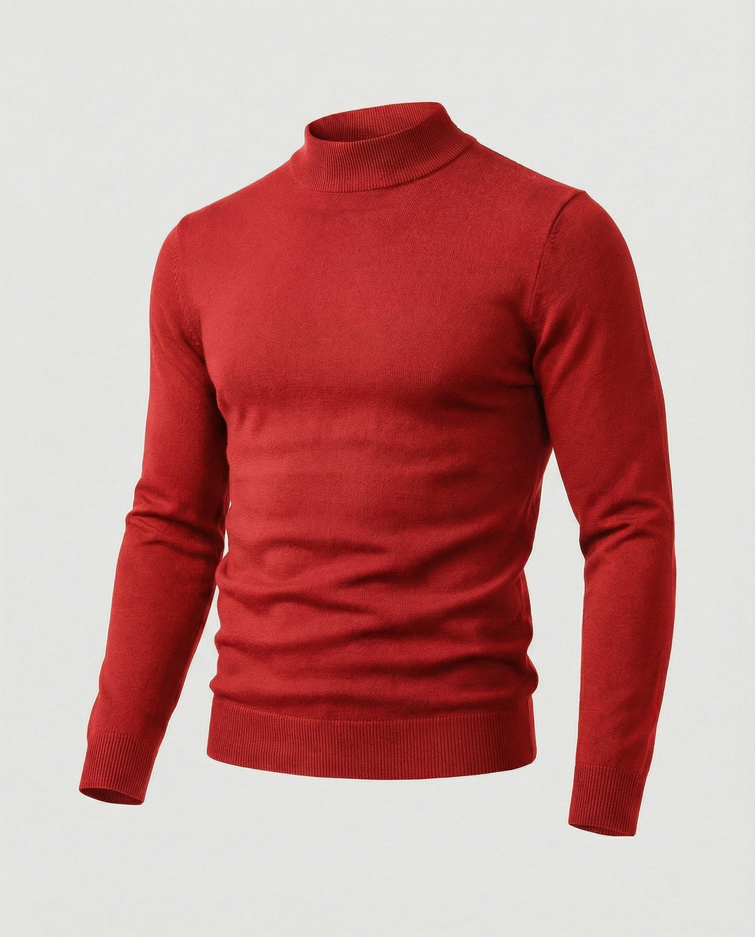 Herren eleganter Pullover mit Stehkragen