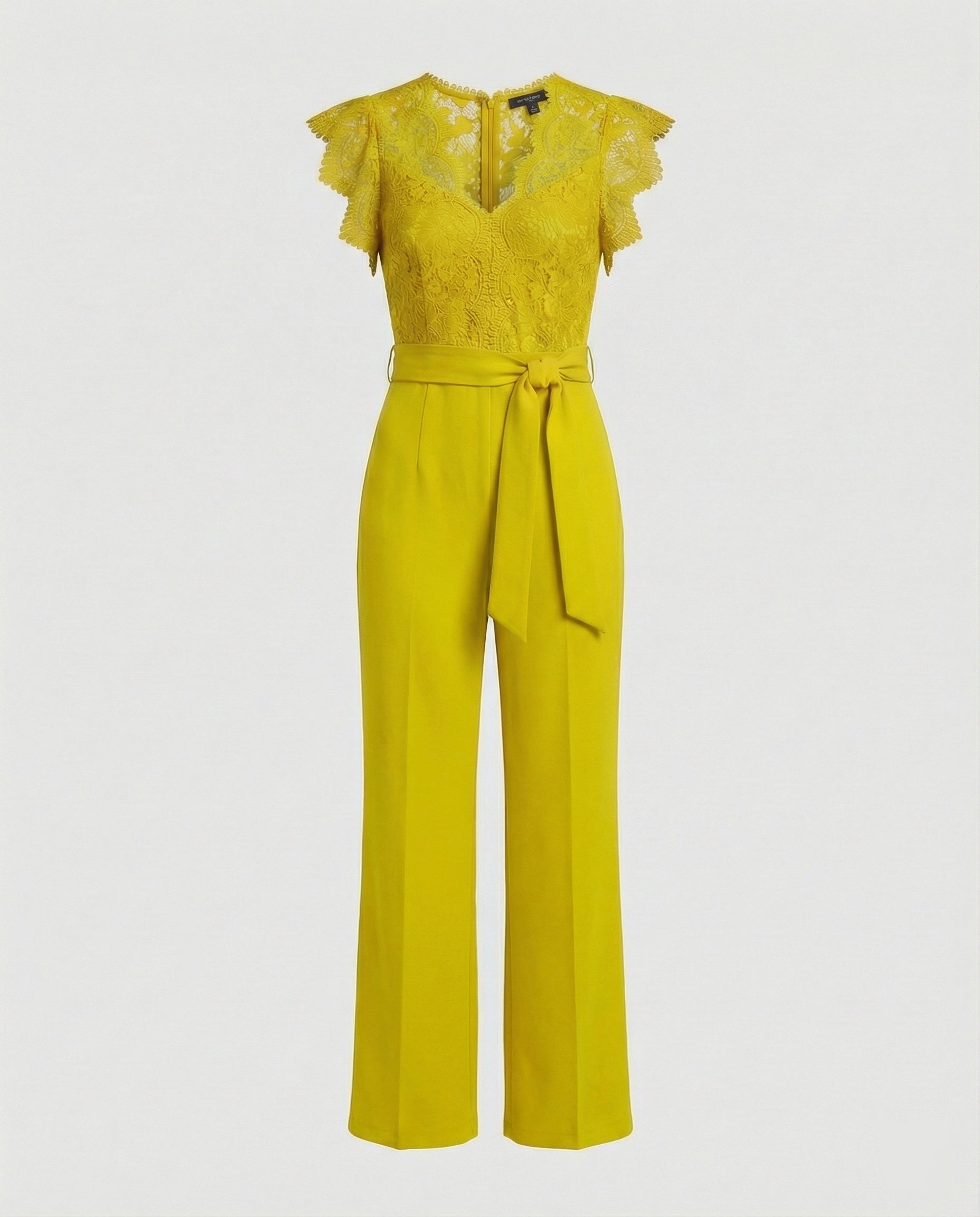 Damen Jumpsuit Spitze elegant weit