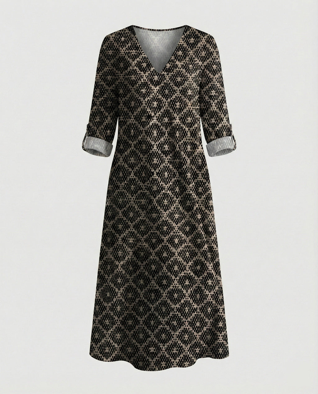 Boho Maxikleid Sommer Damen Taschen