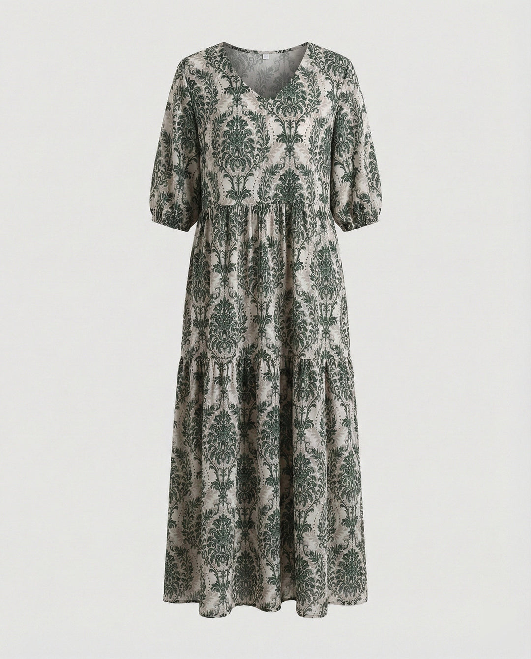 Damen Midikleid Sommer Stufenrock