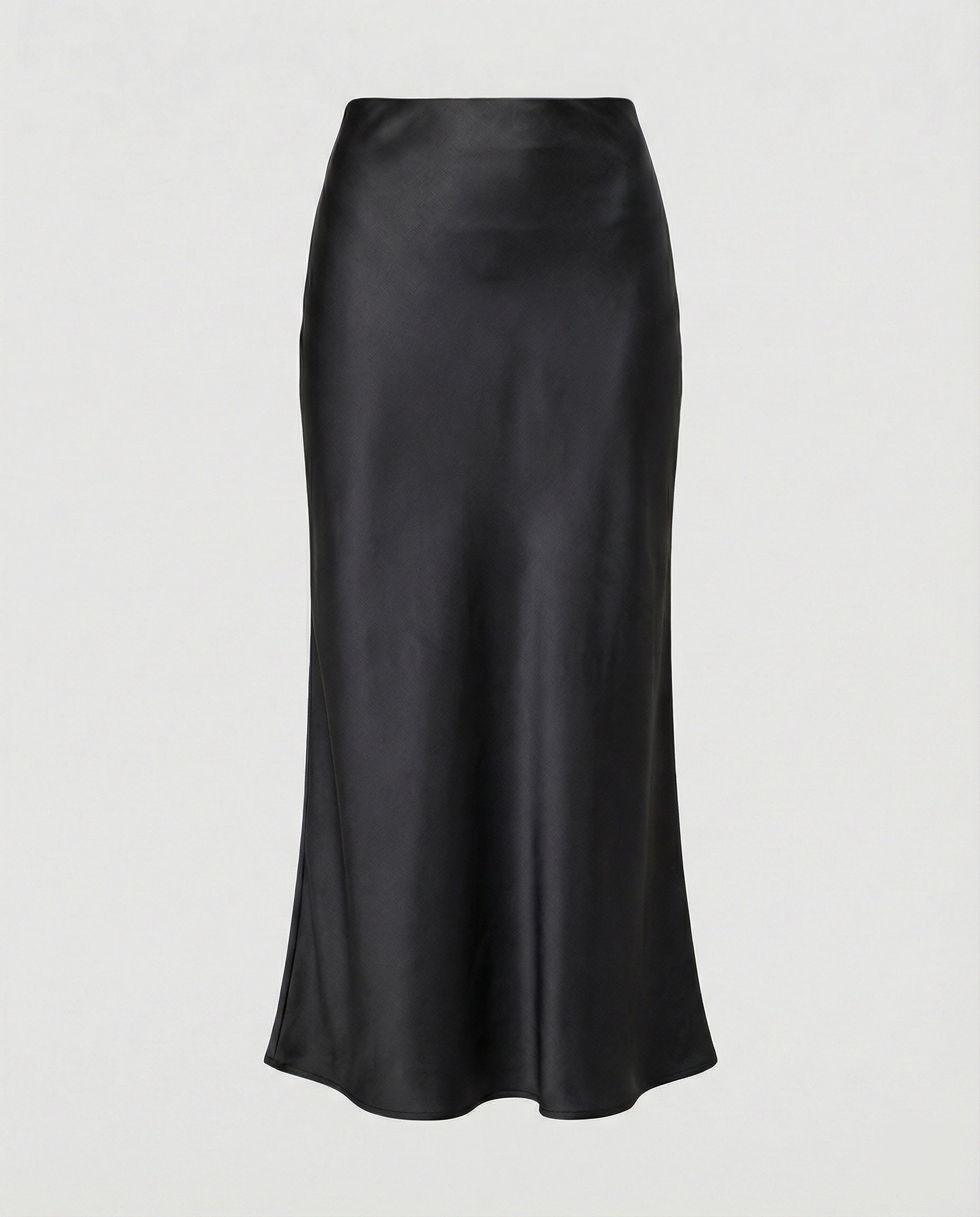 Damen Maxirock Satin High Waist