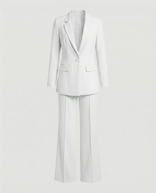 Stilvolles Set Bestehend Aus Edlem Blazer und Eleganter Hose