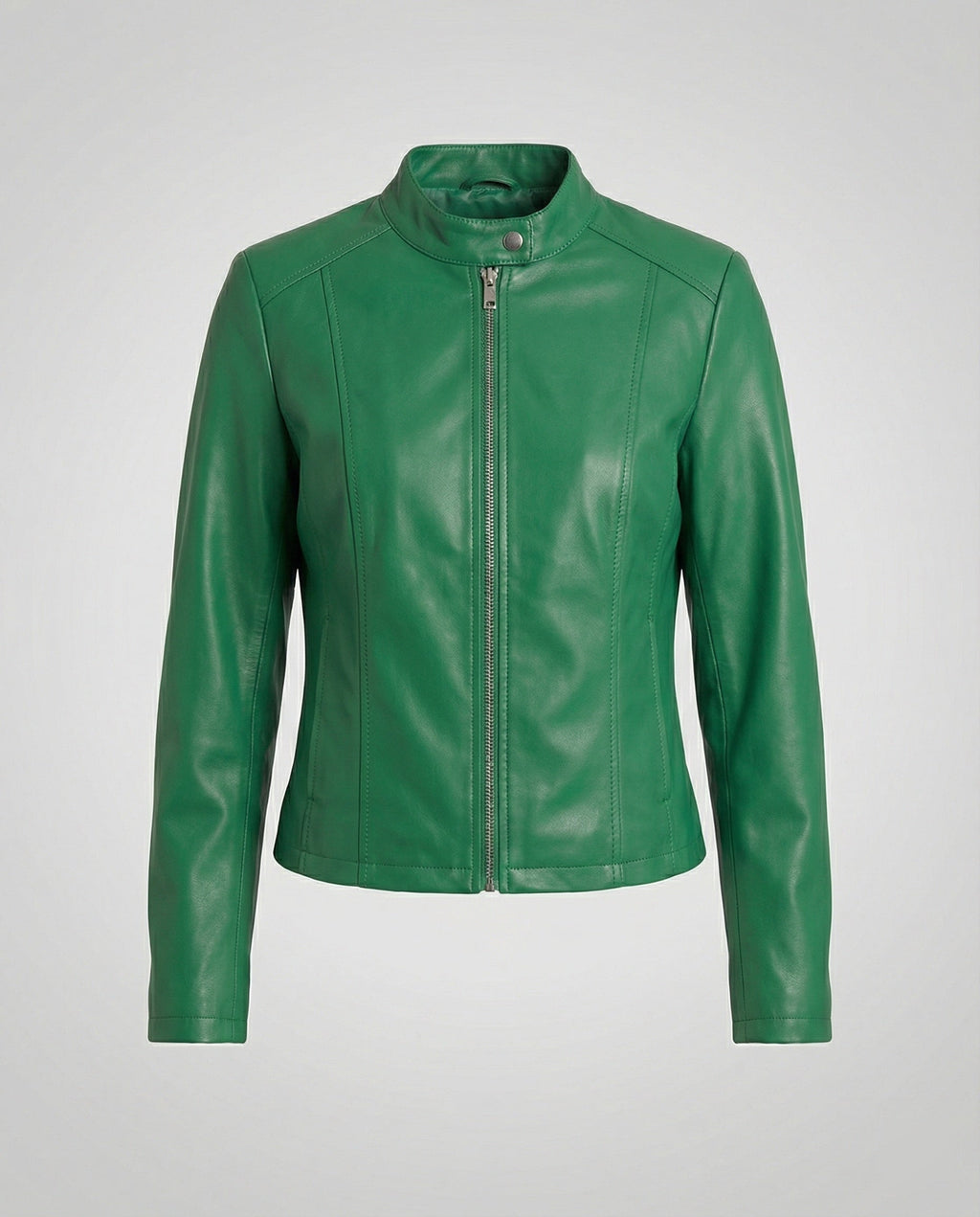 Damen Bikerjacke Lederimitat