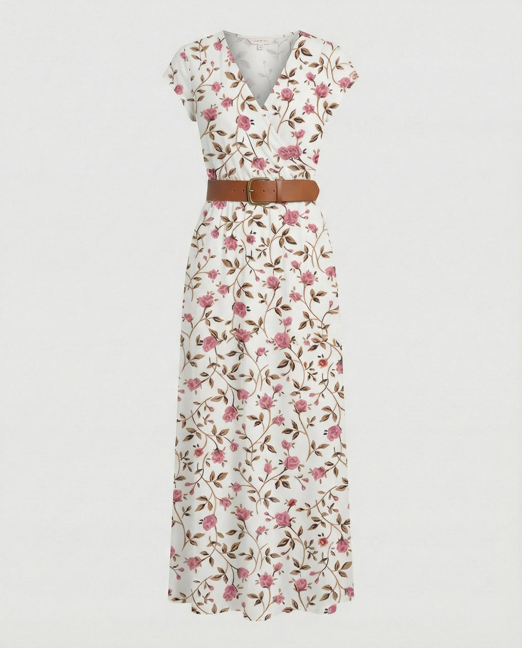 Boho Langes Maxikleid mit Blumenmuster für Sommer & Urlaub