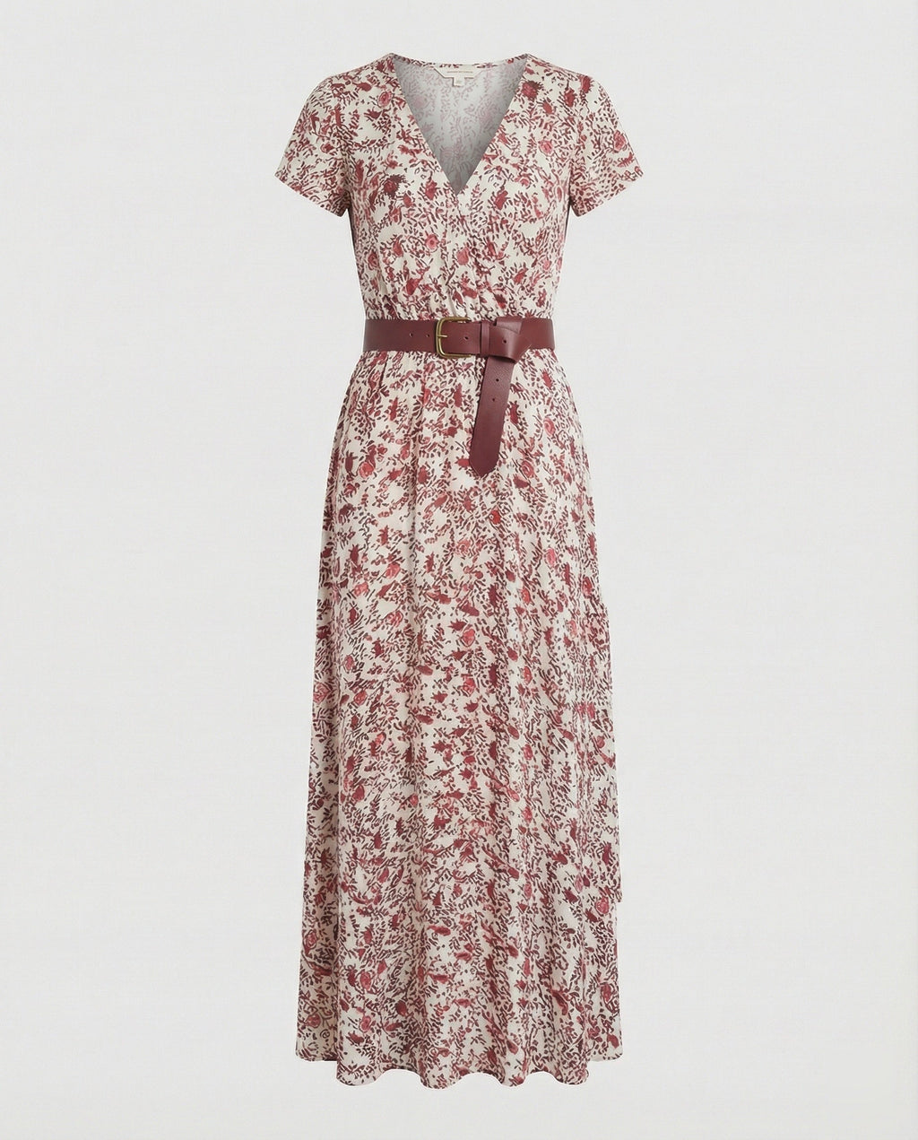 Boho Langes Maxikleid mit Blumenmuster für Sommer & Urlaub