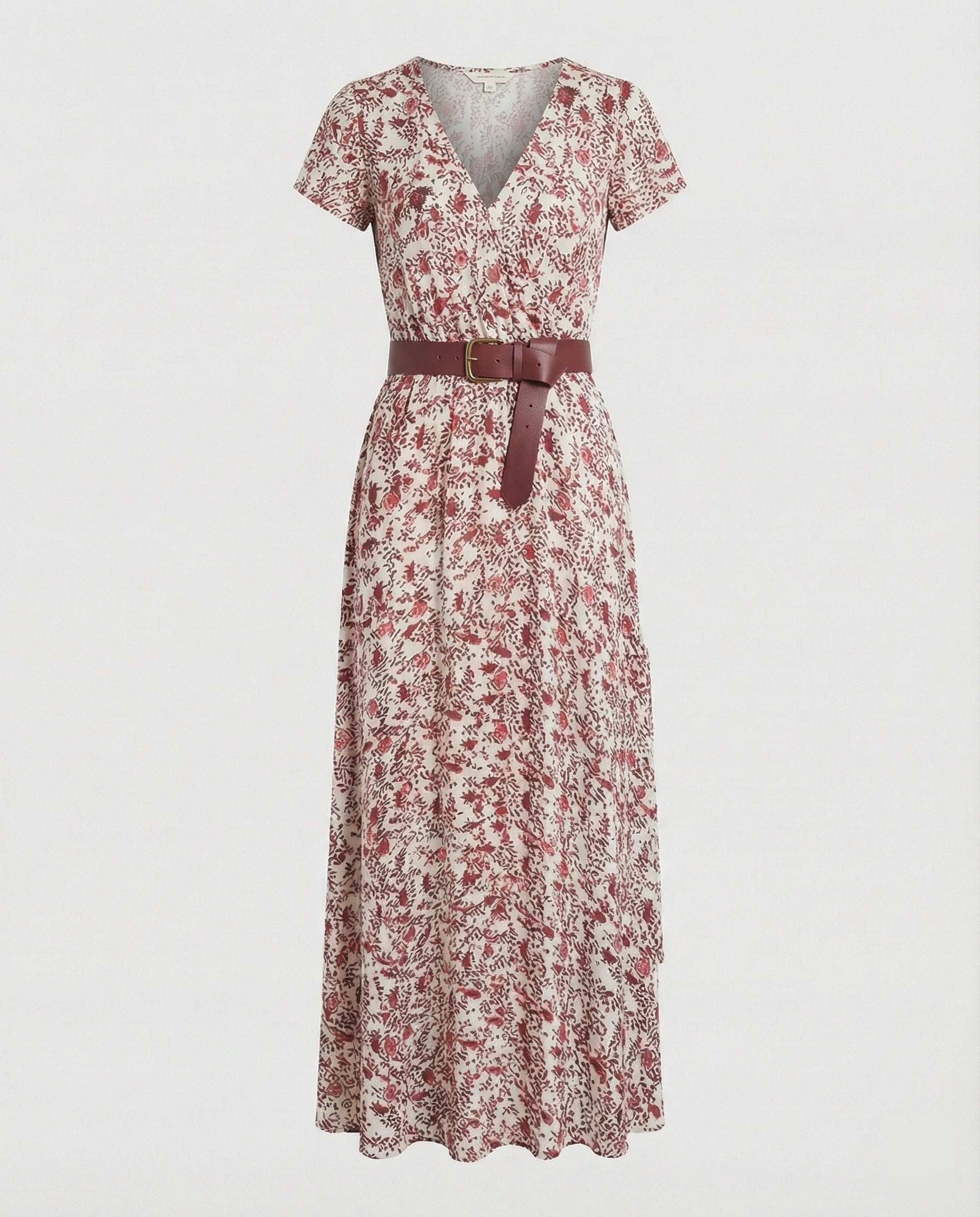 Boho Langes Maxikleid mit Blumenmuster für Sommer & Urlaub
