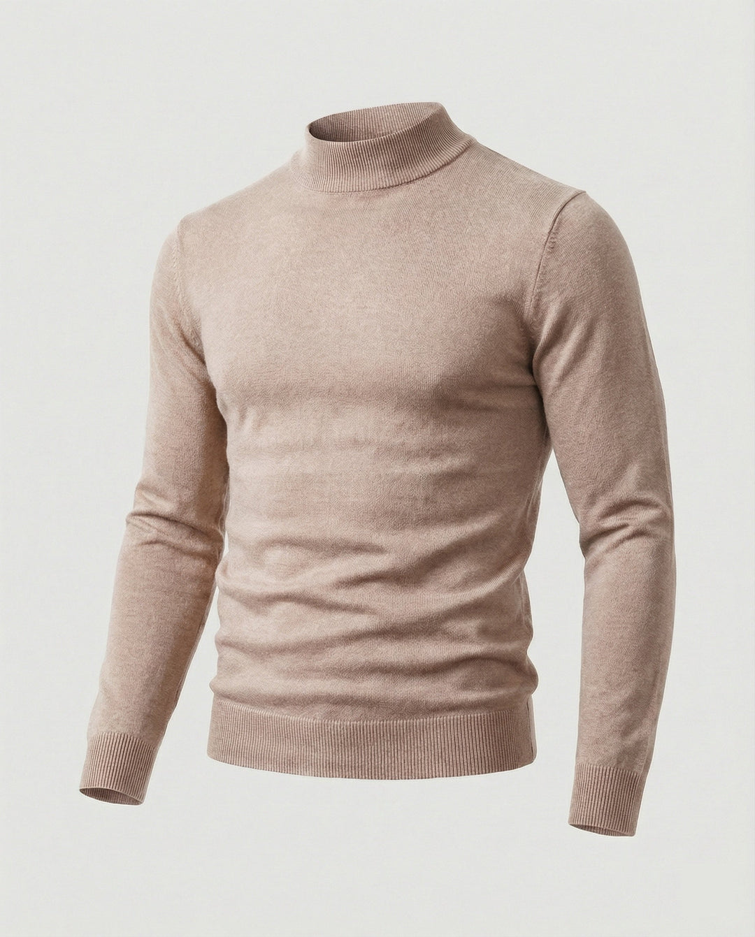 Herren eleganter Pullover mit Stehkragen