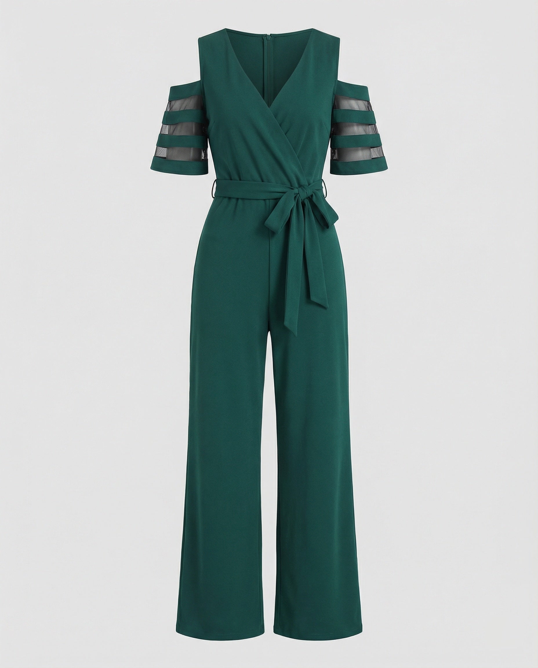 Damen Jumpsuit schulterfrei elegant