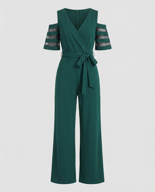 Damen Jumpsuit schulterfrei elegant