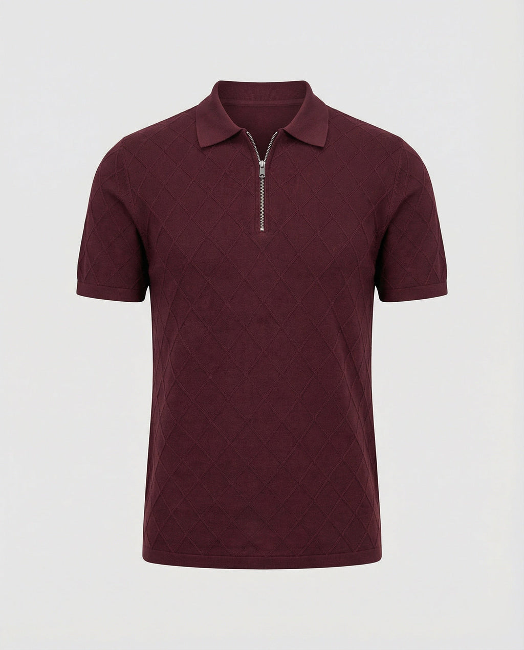 Herren Poloshirt mit Reißverschluss