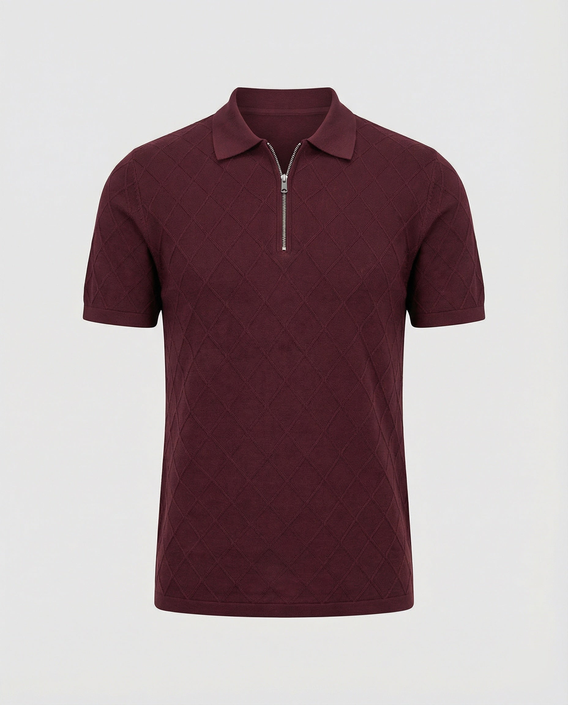 Herren Poloshirt mit Reißverschluss