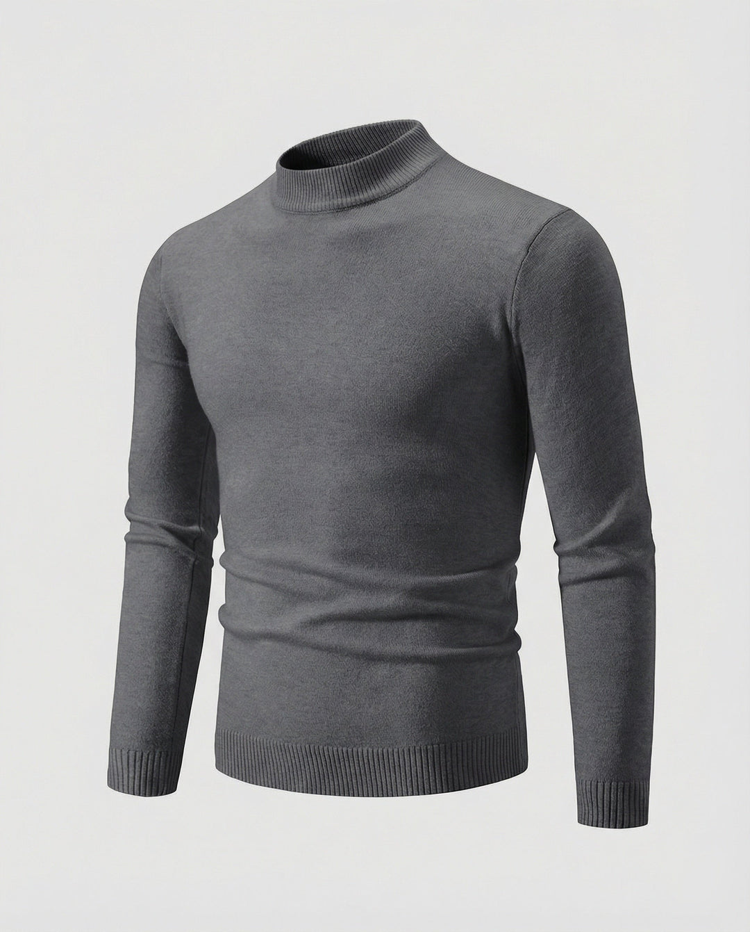 Herren eleganter Pullover mit Stehkragen