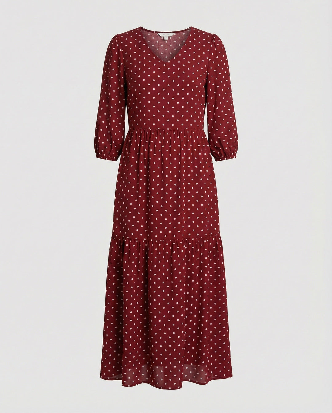 Damen Midikleid Sommer Stufenrock