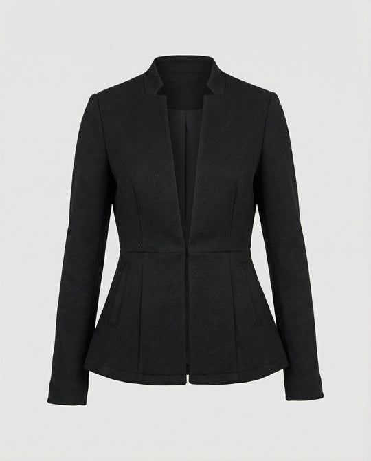 Damen Blazer ärmellos Hahnentritt