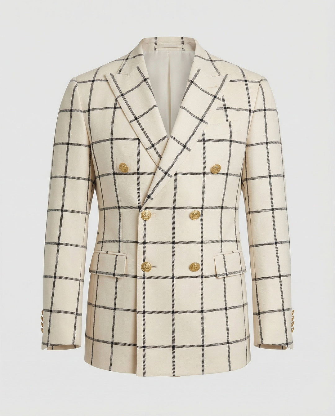 Herren Karoblazer – Herren Blazer mit doppelter Knopfleiste