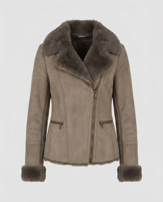 Shop Nory | Winterjacke mit Elegantem Kragen für Den Winter