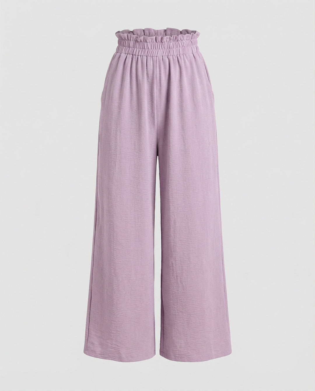 Damen Culotte-Hosen mit weitem Bein und elastischem Bund