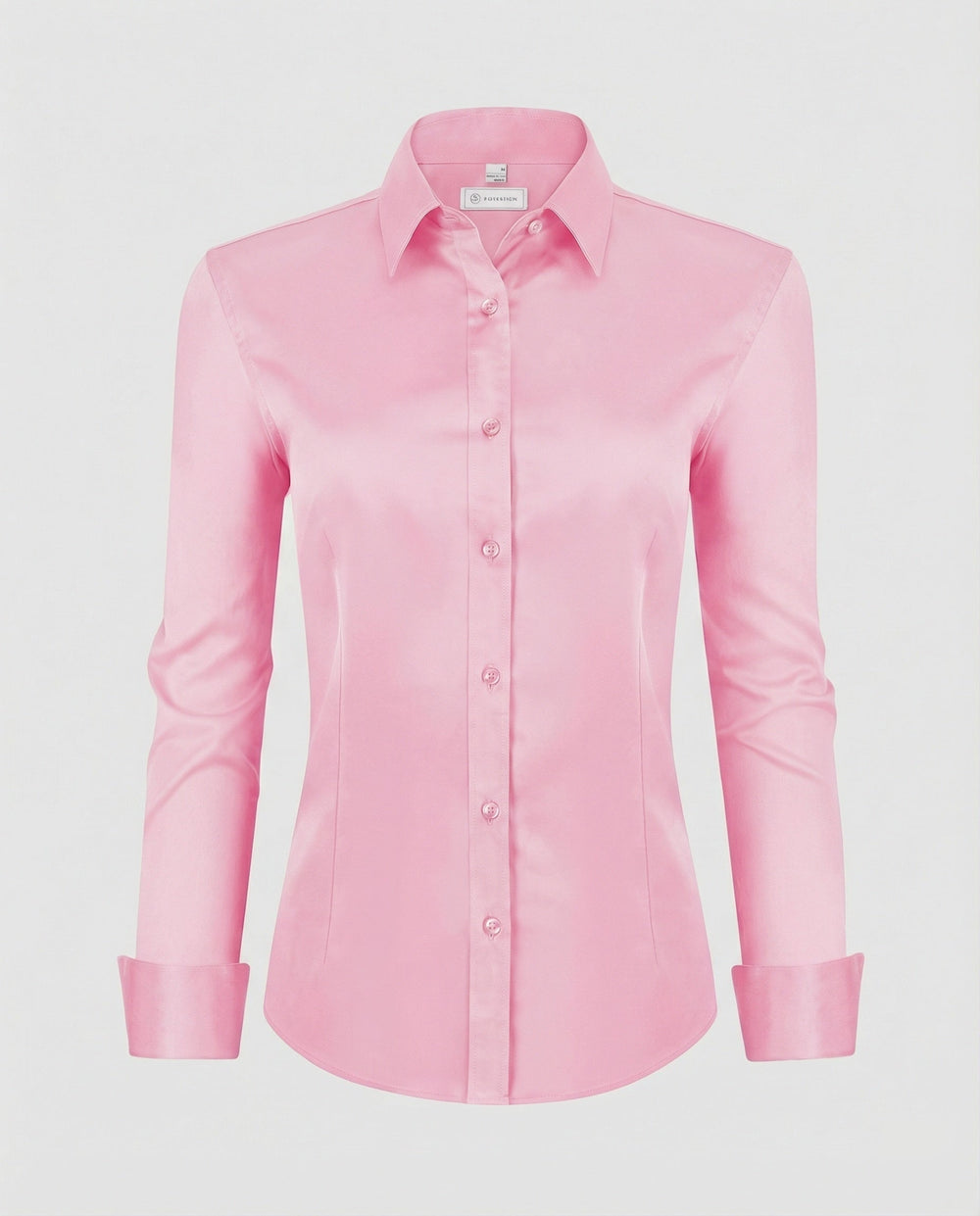 Damen Hemdbluse Stretch tailliert
